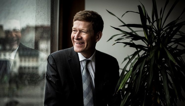 Danfoss Chief Executive Officer Niels B. Christiansen attends a press meeting at the headquarters of Danfoss in Copenhagen